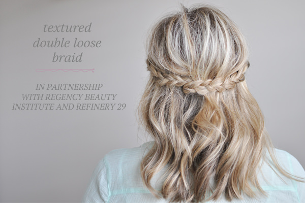 Double Loose Braid Autumn Hairstyle